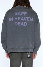 KSUBI Spirit Ekcess Crewneck Washed Black - Gravity NYC